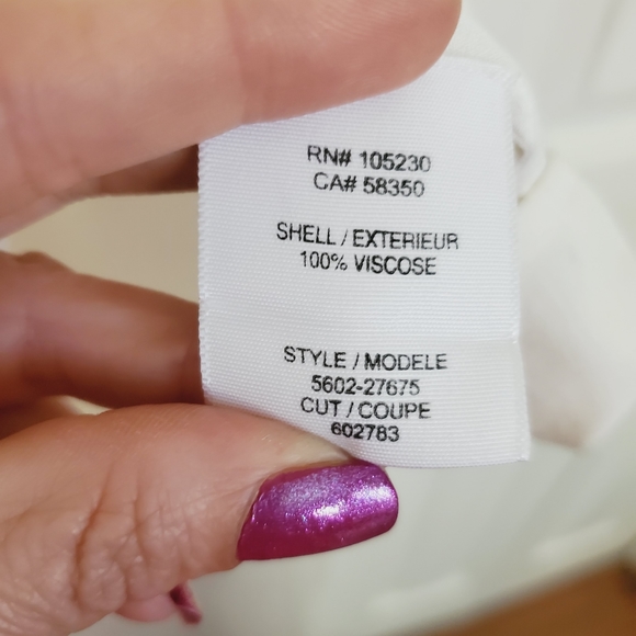 Soft Joie Metallic Stripe Round Neckline Tank Shell Top - Picture 9 of 10